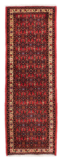 Tapis de couloir Tapis persan - Nomadic - 200 x 66 cm - rouge foncé