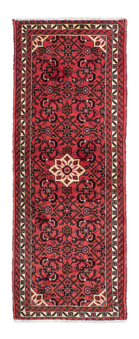 Tapis de couloir Tapis persan - Nomadic - 190 x 68 cm - rouge foncé