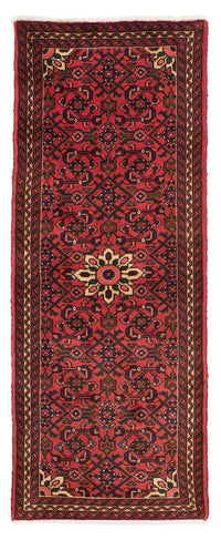 Tapis de couloir Tapis persan - Nomadic - 200 x 72 cm - rouge foncé