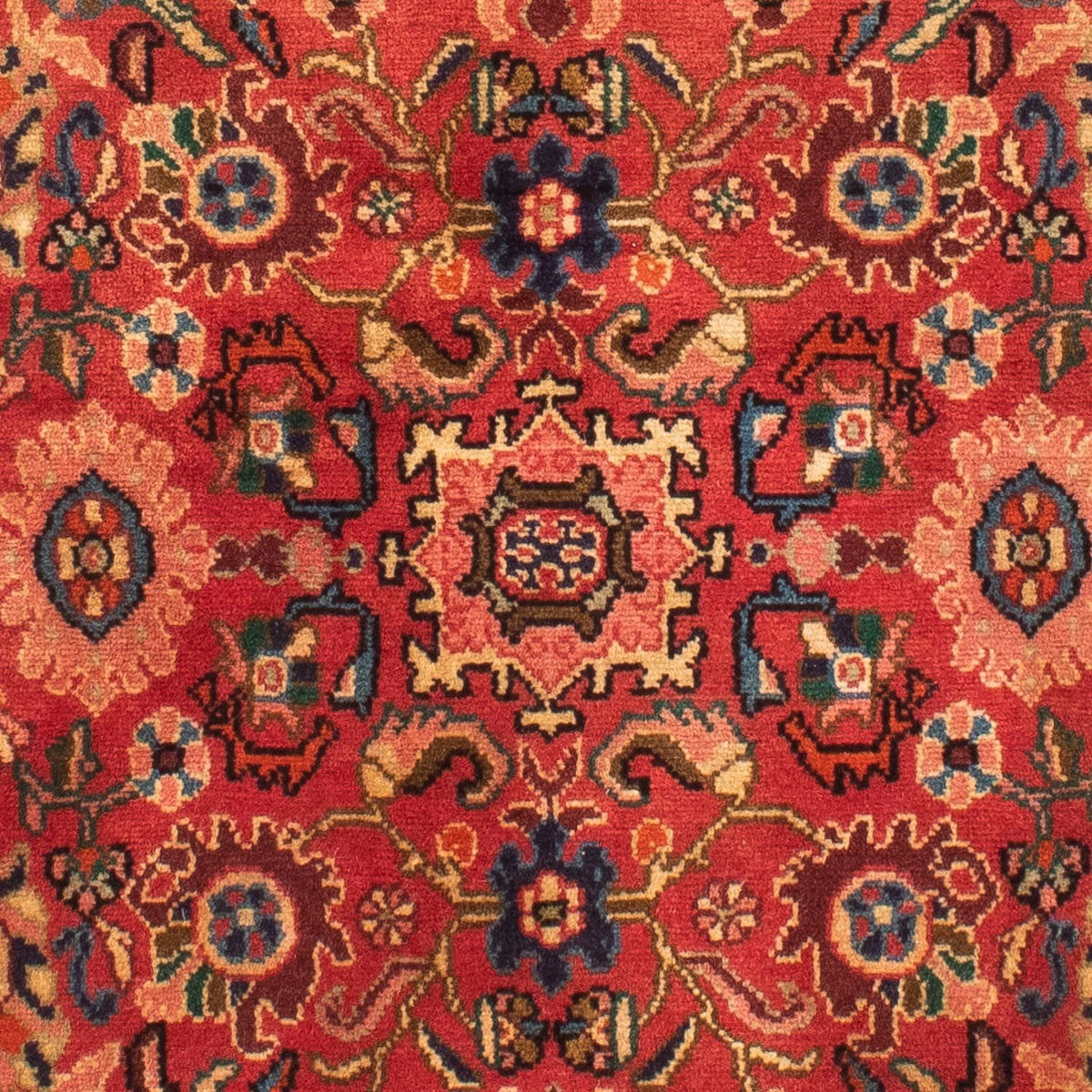 Perserteppich - Nomadic 143 x 110 cm - dunkelrot