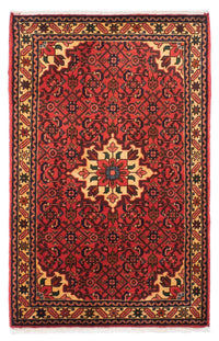 Tapis persan - Nomadic - 156 x 106 cm - rouge foncé