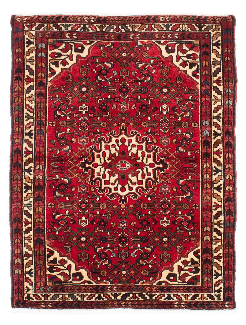 Perserteppich - Nomadic 160 x 115 cm - dunkelrot