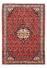 Tapis persan - Nomadic - 160 x 105 cm - rouge foncé