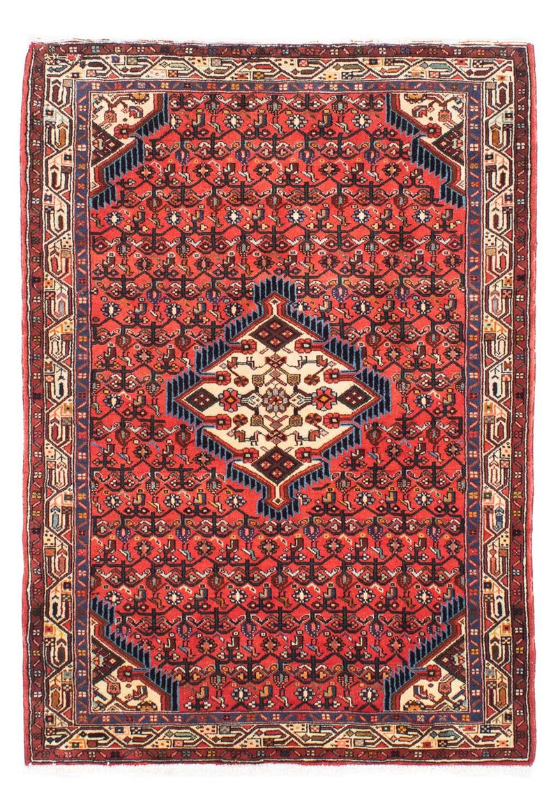 Perserteppich - Nomadic 160 x 105 cm - dunkelrot