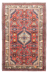 Tapis persan - Nomadic - 148 x 100 cm - rouge