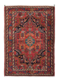 Tapis persan - Nomadic - 130 x 90 cm - rouge