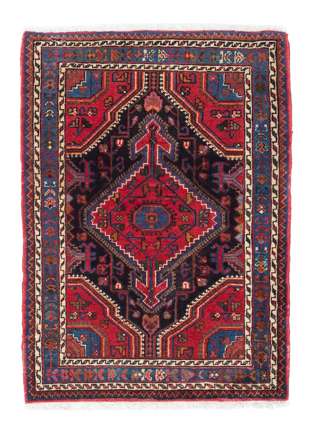 Perserteppich - Nomadic 120 x 88 cm - rot