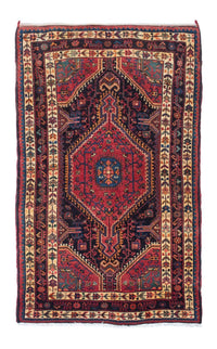 Tapis persan - Nomadic - 138 x 88 cm - rouge foncé