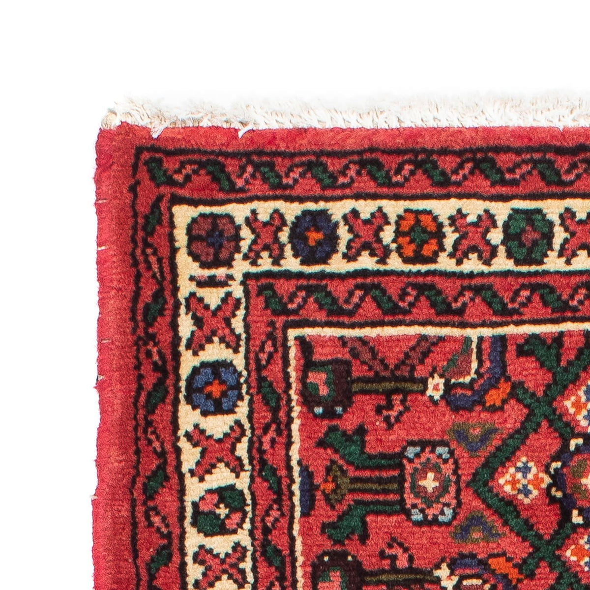 Hosseinabad Teppich 68x190cm - Perserteppich - dunkelrot