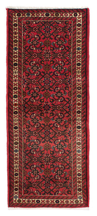 Tapis de couloir Tapis persan - Nomadic - 195 x 74 cm - rouge foncé