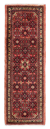 Tapis de couloir Tapis persan - Nomadic - 205 x 70 cm - rouge foncé