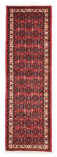 Tapis de couloir Tapis persan - Nomadic - 205 x 65 cm - rouge foncé