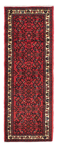 Tapis de couloir Tapis persan - Nomadic - 195 x 70 cm - rouge foncé
