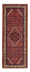 Tapis de Hosseinabad Tapis 78x200cm - Tapis persan - rouge foncé - Tapis de couloir / Rouge foncé / 78 x 200 cm Tapis de couloir