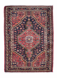 Tapis persan - Nomadic - 157 x 104 cm - bleu foncé