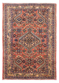 Tapis persan - Nomadic - 147 x 100 cm - rouge clair