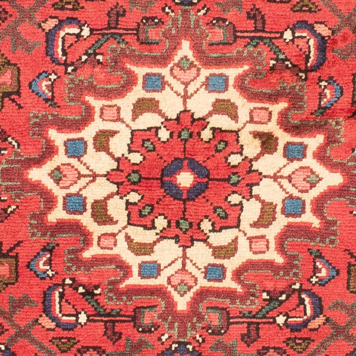 Perserteppich - Nomadic 140 x 106 cm - rot