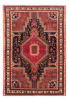 Tapis de Hosseinabad Tapis 110x162cm - Tapis persan - bleu foncé - Rectangle / Bleu foncé / 110 x 162 cm Rectangle