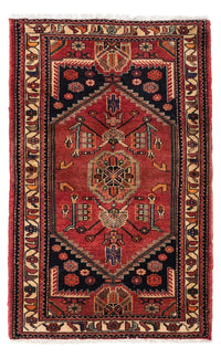Tapis persan - Nomadic - 142 x 90 cm - rouge