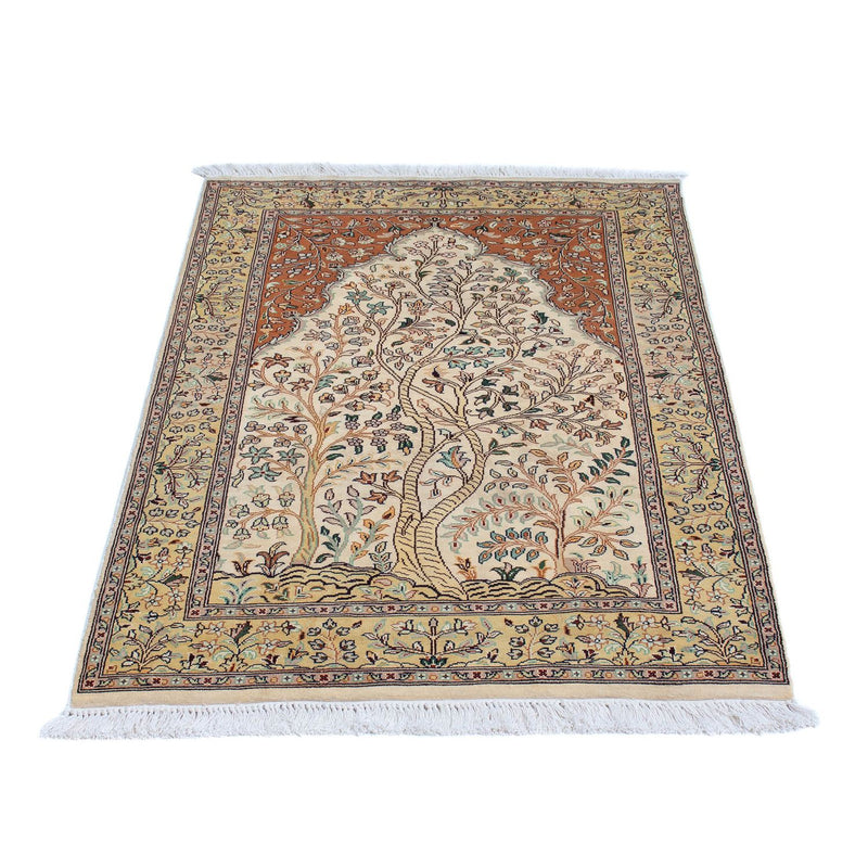 Seidenteppich - Kaschmir Seide 124 x 76 cm Teppichbrücke