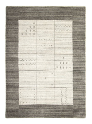 Gabbeh Teppich - Loribaft Perser 200 x 140 cm - grau