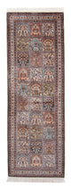 Seidenteppich - Kaschmir Seide 227 x 79 cm Teppich Läufer