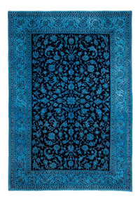 Tapis persan - Nain - 298 x 200 cm - bleu foncé