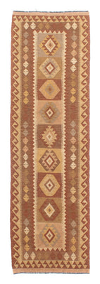 Kelim Teppich - Splash 284 x 79 cm - mehrfarbig