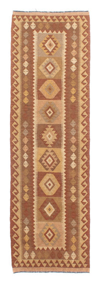 Tapis de couloir Tapis Kelim - Splash - 284 x 79 cm - multicolore