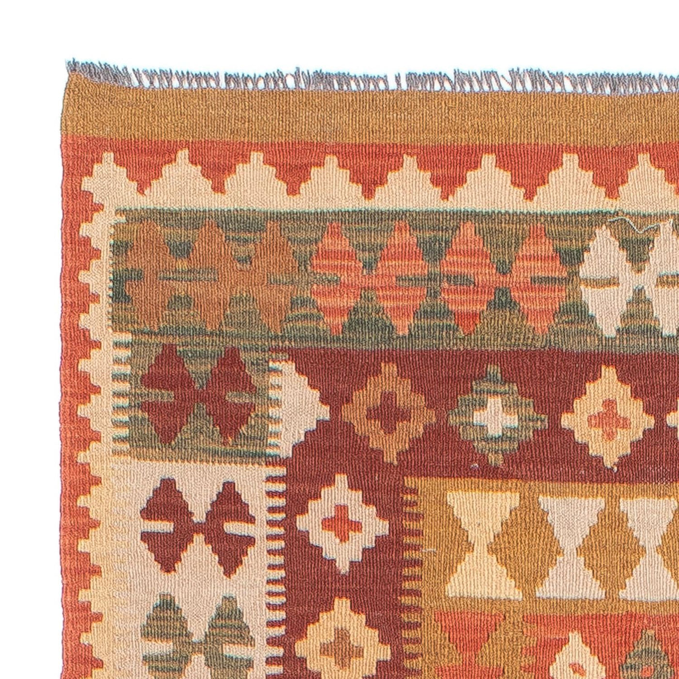 Kilim Maimana Tappeto 309x93cm - Tappeto di lana