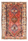 Shiraz Tappeto 110x166cm - Tappeto persiano - Rettangolo / Rosso / 110 x 166 cm Rettangolo
