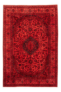 Tapis persan - Nain - 286 x 196 cm - rouge foncé