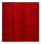 Tapis Gabbeh persan Tapis 262x288cm - Perserteppich Wollteppich - rouge foncé