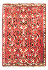 Tapis persan - Nomadic - 162 x 117 cm - rouge clair