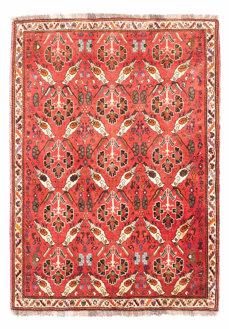 Perserteppich - Nomadic 162 x 117 cm - hellrot