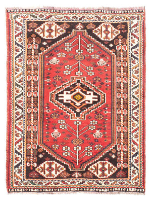 Perserteppich - Nomadic 147 x 110 cm - rot