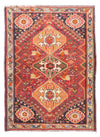 Shiraz Tappeto 110x143cm - Tappeto persiano - Rettangolo / Rosso scuro / 110 x 143 cm Rettangolo
