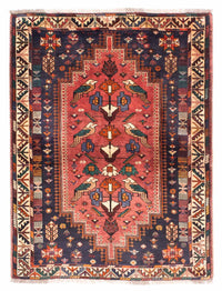 Tapis persan - Nomadic - 168 x 128 cm - bleu foncé