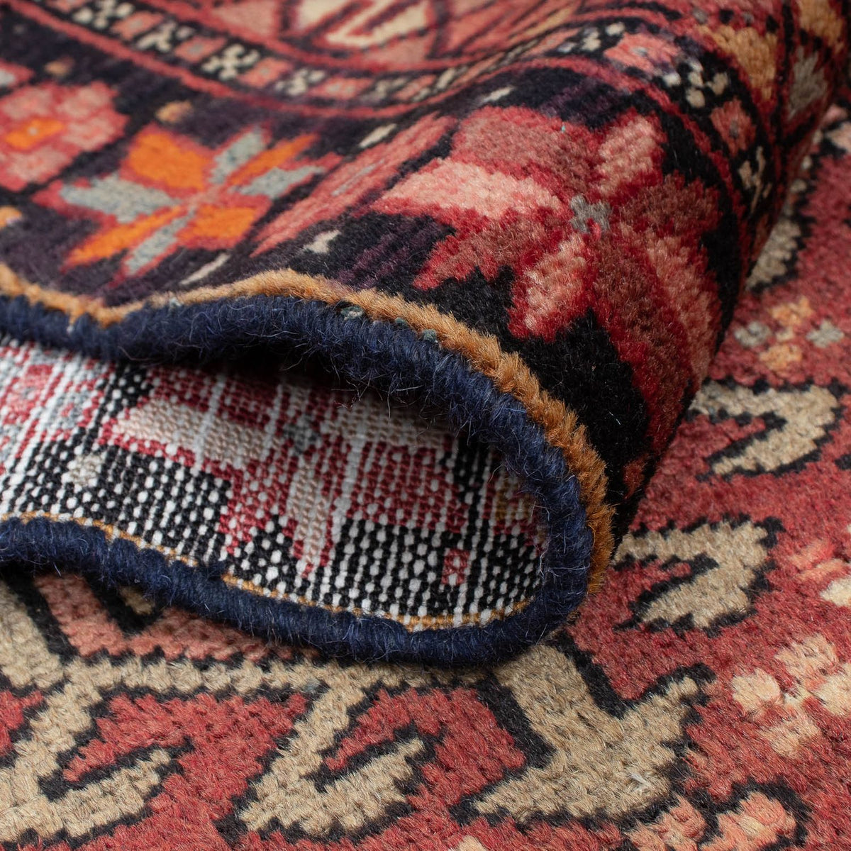 Perserteppich - Nomadic 310 x 80 cm - dunkelrot