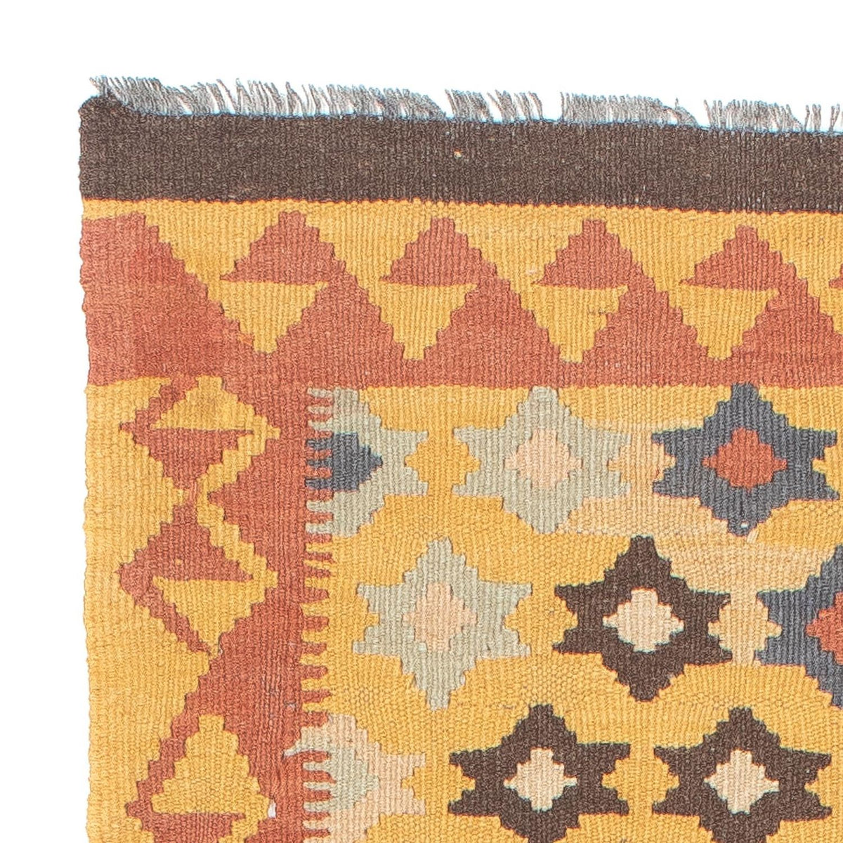 Kelim Teppich - Splash 210 x 64 cm - mehrfarbig