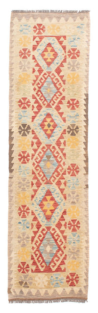 Tapis de couloir Tapis Kelim - Splash - 199 x 53 cm - multicolore