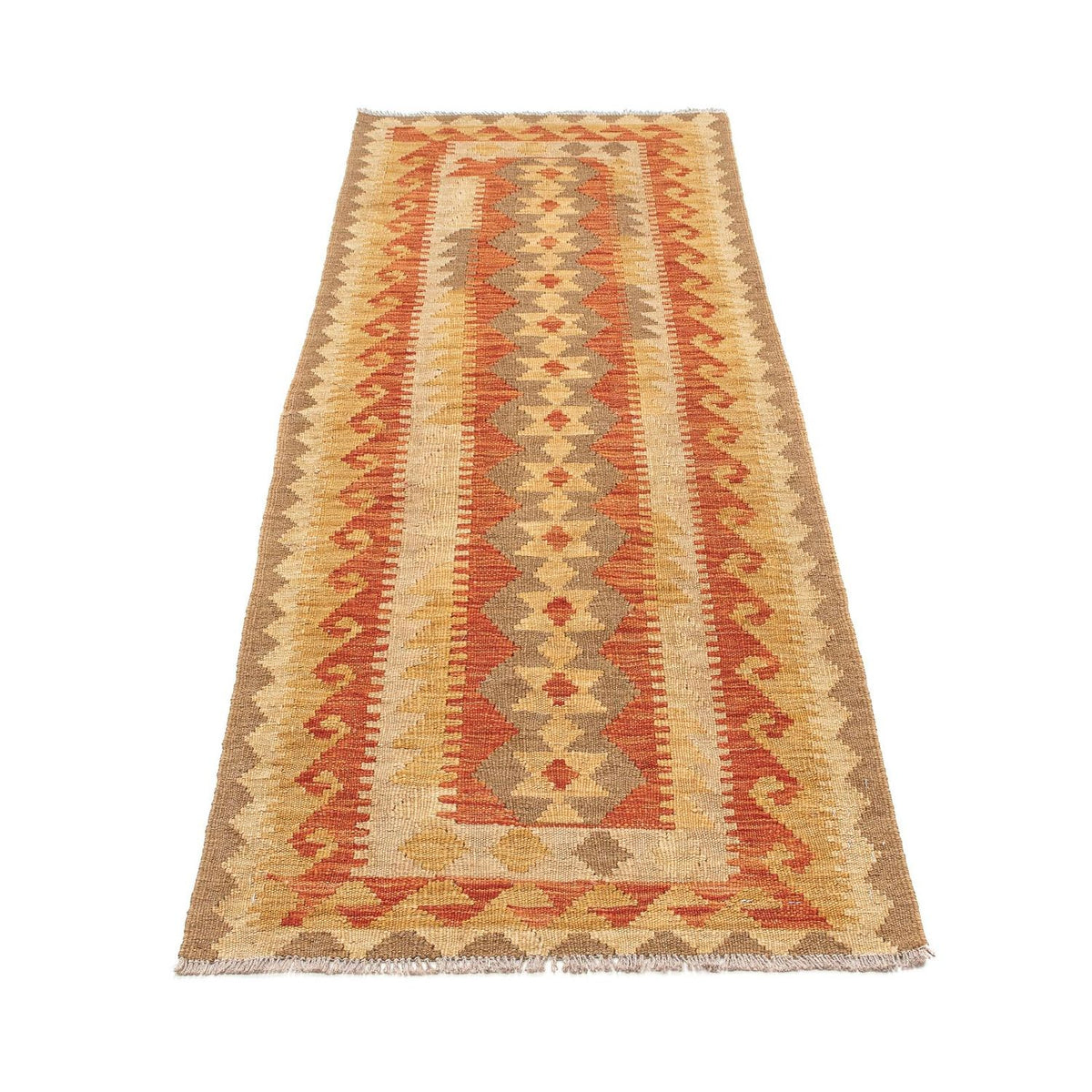 Kelim Teppich - Splash 192 x 61 cm - mehrfarbig