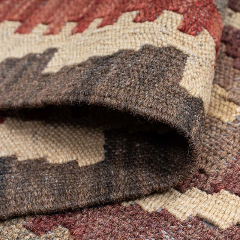 Tapis de couloir Tapis Kelim - Splash - 201 x 67 cm - multicolore