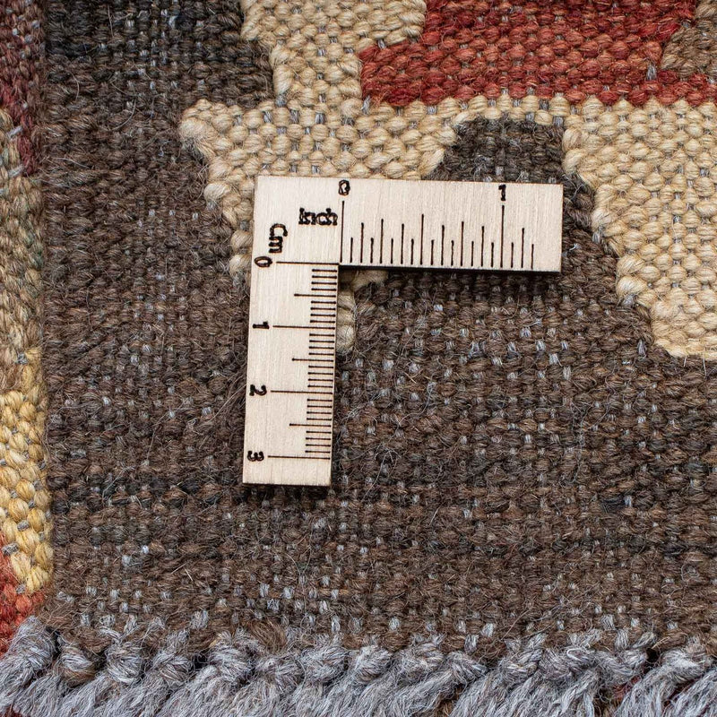 Tapis de couloir Tapis Kelim - Splash - 201 x 67 cm - multicolore