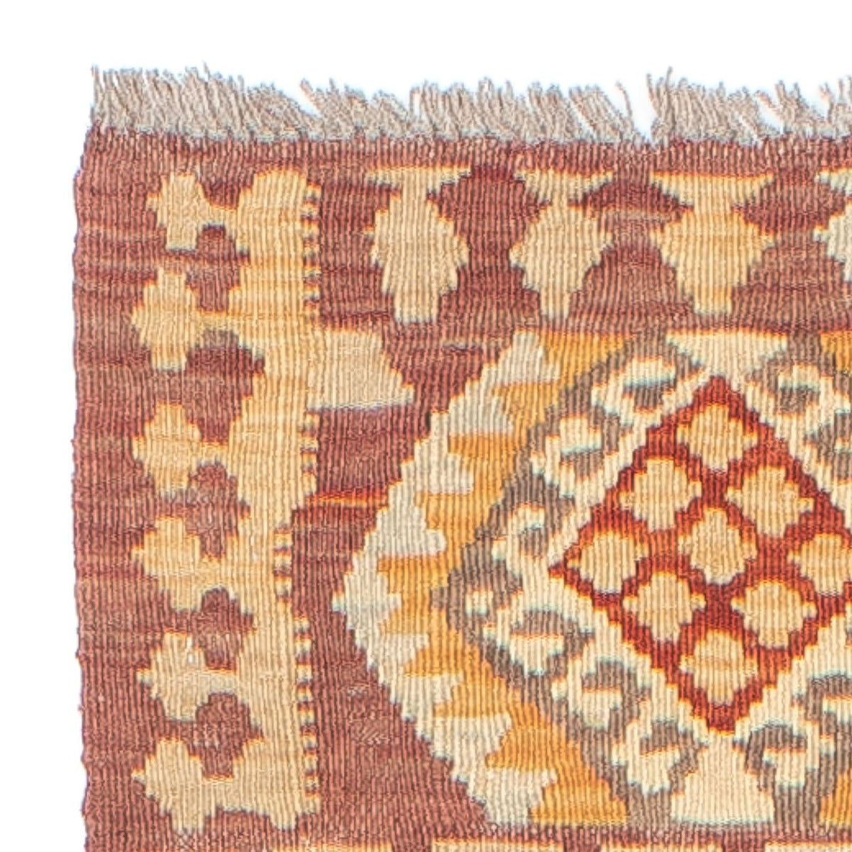 Kelim Teppich - Splash 248 x 49 cm - mehrfarbig