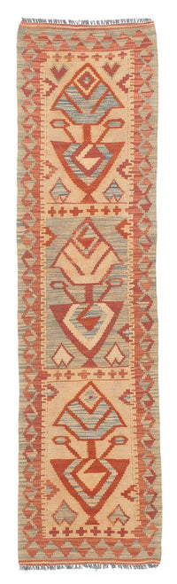 Tapis de couloir Tapis Kelim - Splash - 188 x 46 cm - multicolore