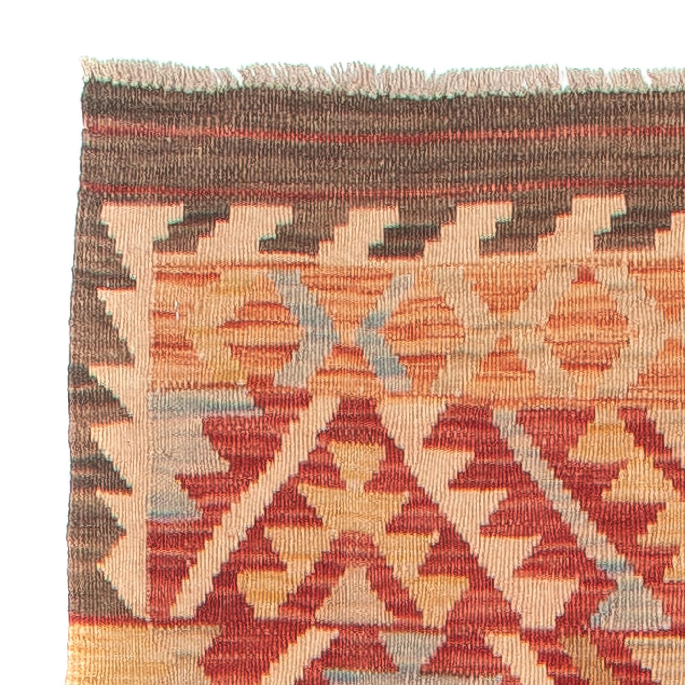 Kilim Maimana Tappeto 384x75cm - Tappeto di lana