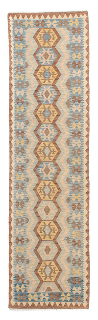 Tapis de couloir Tapis Kelim - Splash - 302 x 80 cm - multicolore