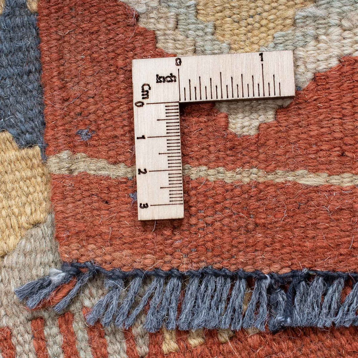 Kelim Teppich - Splash 182 x 61 cm - rost