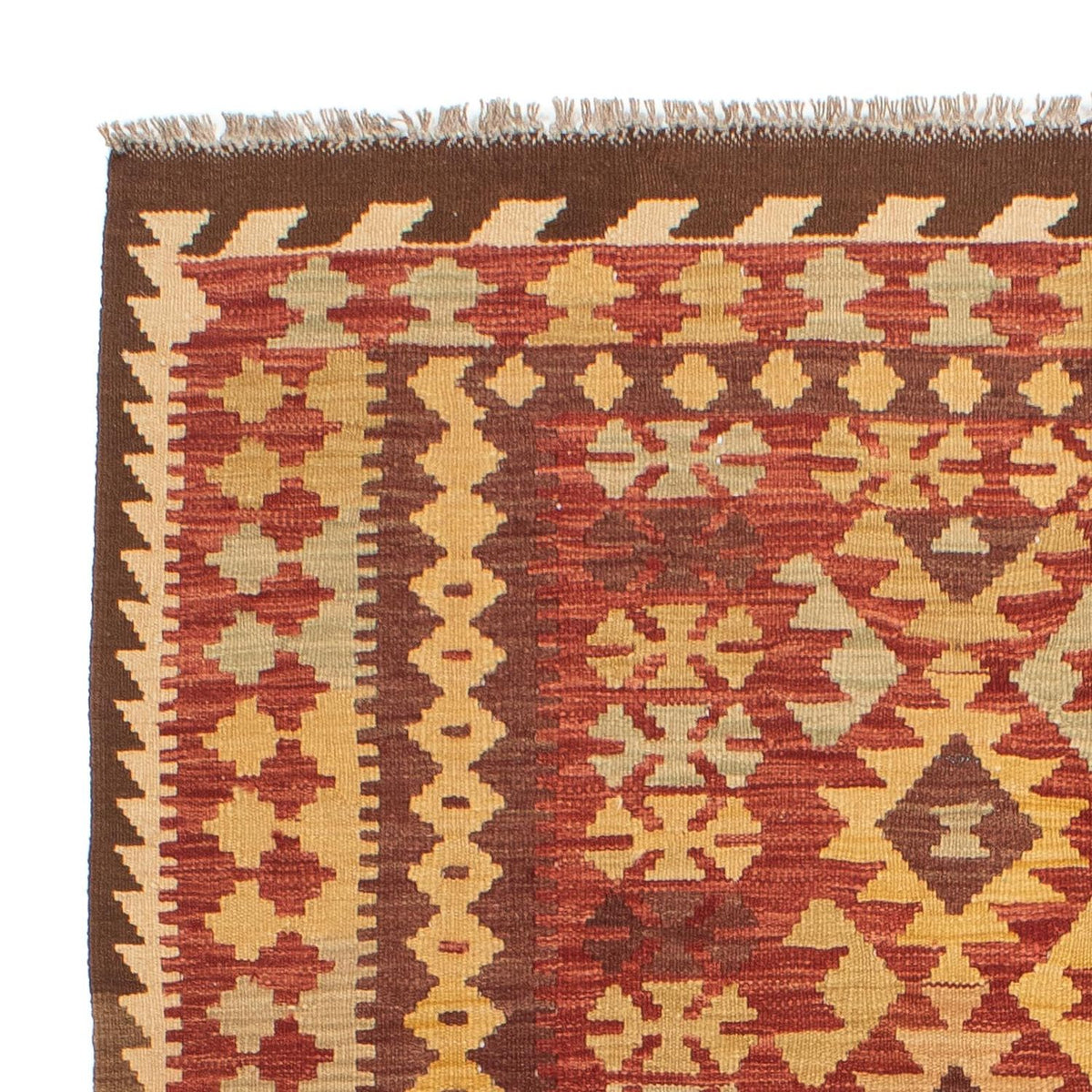 Kelim Teppich - Splash 195 x 141 cm - mehrfarbig